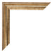 Cornice 42x59 4cm A2 Oro Antico MDF Lazio Dettaglio Angolo | Yourdecoration.it