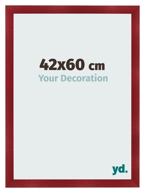 Cornice 42x60cm Vino Rosso Spazzato MDF Pisa Davanti Dimensione | Yourdecoration.it