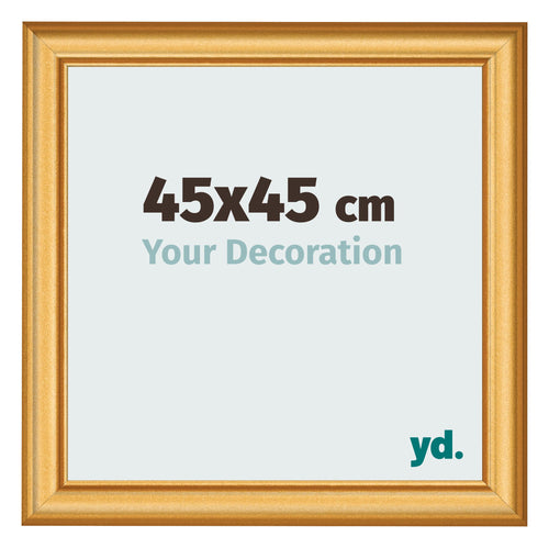 Cornice 45x45cm Oro Opaco MDF Lazio Davanti Dimensione | Yourdecoration.it
