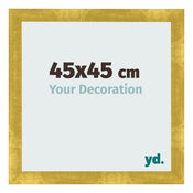 Cornice 45x45cm Oro Vintage MDF Pisa Davanti Dimensione | Yourdecoration.it
