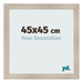 Cornice 45x45cm Rovere Rustico MDF Pisa Davanti Dimensione | Yourdecoration.it