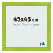 Cornice 45x45cm Verde MDF Pisa Davanti Dimensione | Yourdecoration.it