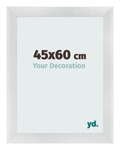 Cornice 45x60cm Argento Nero Spazzato MDF Pisa Davanti Dimensione | Yourdecoration.it