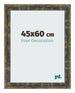 Cornice 45x60cm Blu Oro Fondente MDF Pisa Davanti Dimensione | Yourdecoration.it