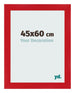 Cornice 45x60cm Rosso MDF Pisa Davanti Dimensione | Yourdecoration.it
