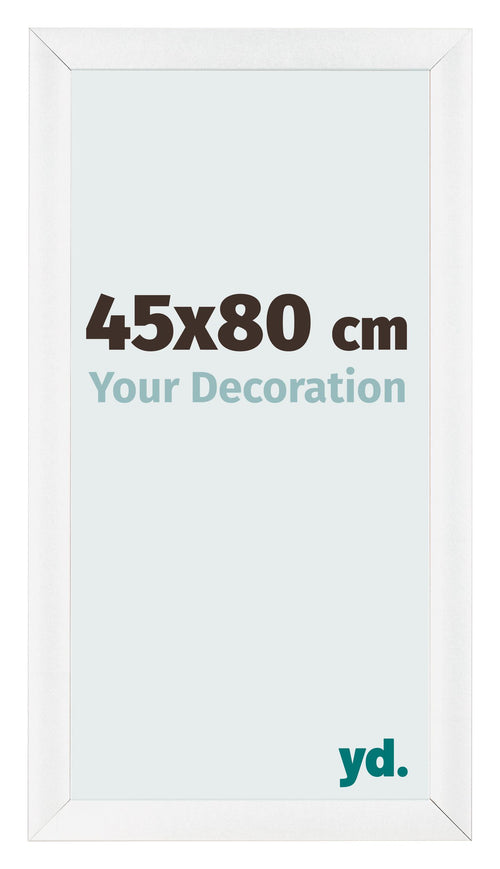 Cornice 45x80cm Bianco Vintage MDF Pisa Davanti Dimensione | Yourdecoration.it