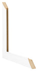 Cornice 45x80cm Bianco Vintage MDF Pisa Dettaglio Intersezione | Yourdecoration.it