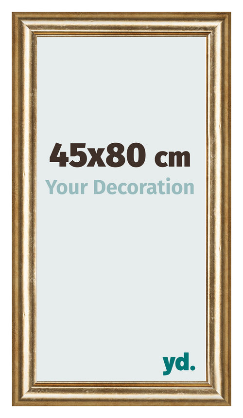 Cornice 45x80cm Oro Antico MDF Lazio Davanti Dimensione | Yourdecoration.it