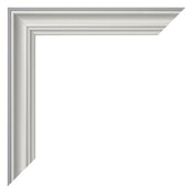 Cornice 46x61cm Argento Opaco MDF Lazio Dettaglio Angolo | Yourdecoration.it
