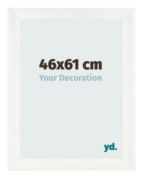 Cornice 46x61cm Bianco Vintage MDF Pisa Davanti Dimensione | Yourdecoration.it