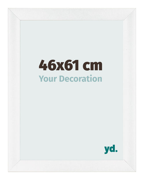 Cornice 46x61cm Bianco Vintage MDF Pisa Davanti Dimensione | Yourdecoration.it