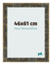 Cornice 46x61cm Blu Oro Fondente MDF Pisa Davanti Dimensione | Yourdecoration.it