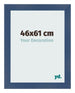 Cornice 46x61cm Blu Scuro Spazzato MDF Pisa Davanti Dimensione | Yourdecoration.it