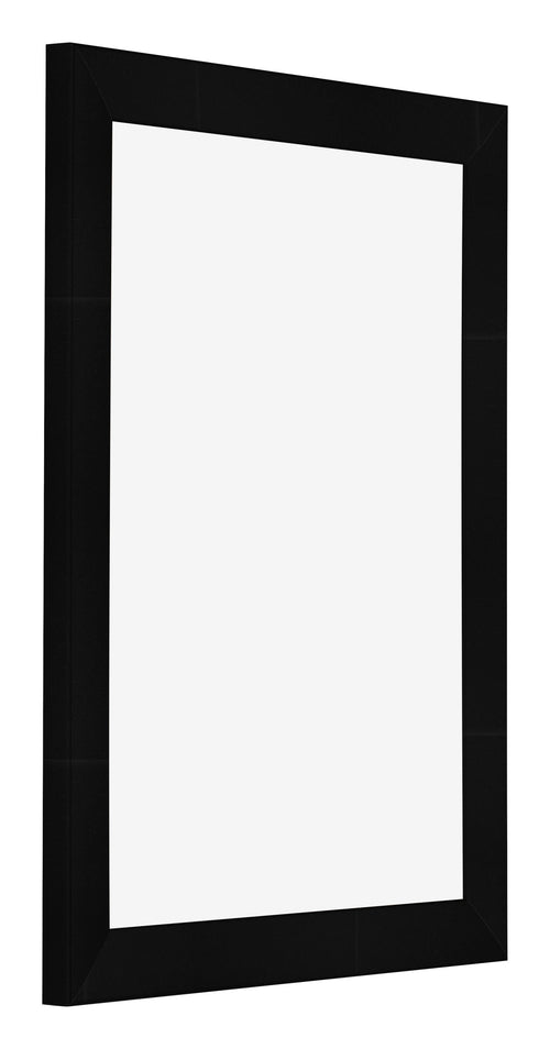 Cornice 46x61cm Nero Argento Lucido MDF Pisa Davanti Obliquo | Yourdecoration.it