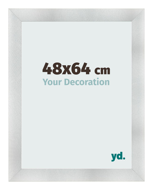 Cornice 48x64cm Alluminio Spazzolato MDF Pisa Davanti Dimensione | Yourdecoration.it