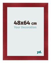 Cornice 48x64cm Vino Rosso Spazzato MDF Pisa Davanti Dimensione | Yourdecoration.it