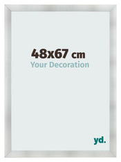 Cornice 48x67cm Alluminio Spazzolato MDF Pisa Davanti Dimensione | Yourdecoration.it