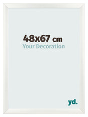 Cornice 48x67cm Bianco Vintage MDF Pisa Davanti Dimensione | Yourdecoration.it