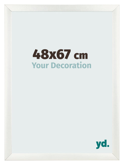 Cornice 48x67cm Bianco Vintage MDF Pisa Davanti Dimensione | Yourdecoration.it