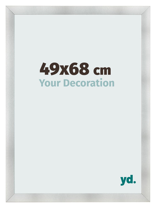 Cornice 49x68cm Alluminio Spazzolato MDF Pisa Davanti Dimensione | Yourdecoration.it