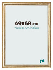 Cornice 49x68cm Oro Antico MDF Lazio Davanti Dimensione | Yourdecoration.it