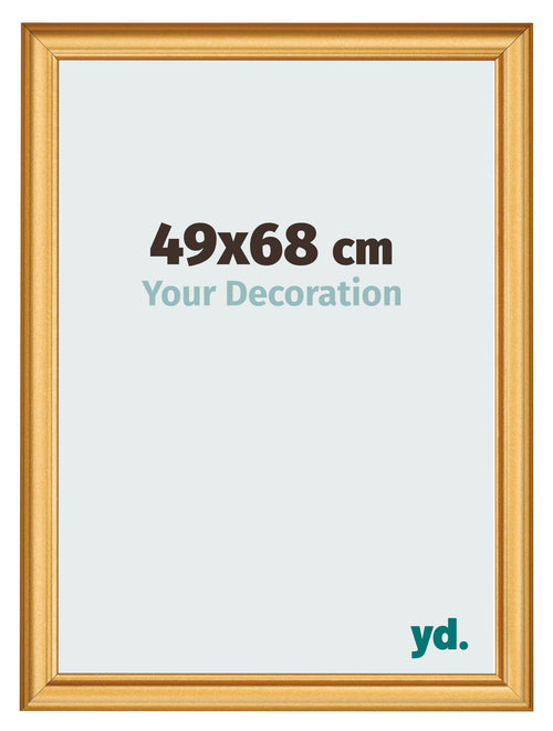 Cornice 49x68cm Oro Opaco MDF Lazio Davanti Dimensione | Yourdecoration.it
