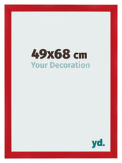 Cornice 49x68cm Rosso MDF Pisa Davanti Dimensione | Yourdecoration.it