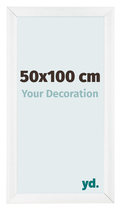 Cornice 50x100cm Bianco Vintage MDF Pisa Davanti Dimensione | Yourdecoration.it