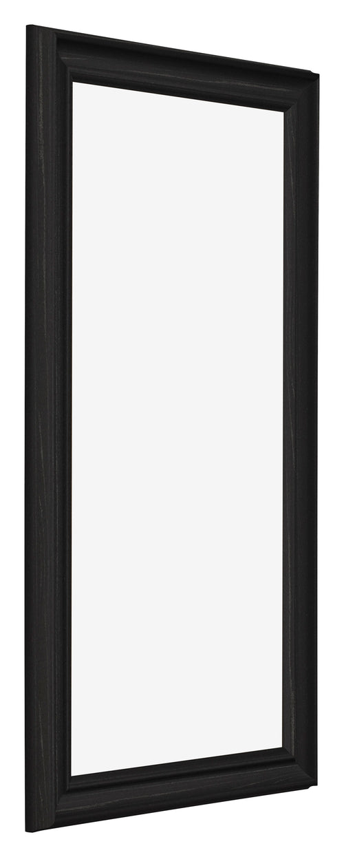 Cornice 50x100cm Grana Di Legno Nero MDF Lazio Davanti Obliquo | Yourdecoration.it