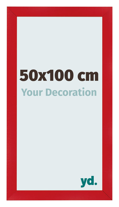 Cornice 50x100cm Rosso MDF Pisa Davanti Dimensione | Yourdecoration.it