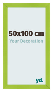 Cornice 50x100cm Verde MDF Pisa Davanti Dimensione | Yourdecoration.it