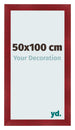 Cornice 50x100cm Vino Rosso Spazzato MDF Pisa Davanti Dimensione | Yourdecoration.it