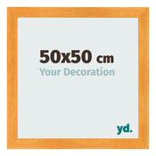 Cornice 50x50cm Arancione MDF Pisa Davanti Dimensione | Yourdecoration.it