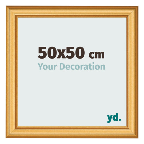 Cornice 50x50cm Oro Opaco MDF Lazio Davanti Dimensione | Yourdecoration.it