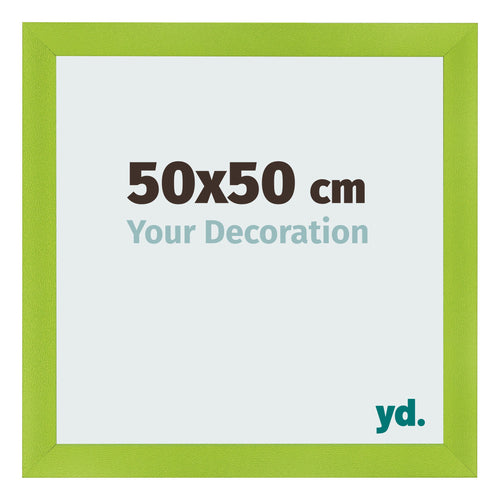 Cornice 50x50cm Verde MDF Pisa Davanti Dimensione | Yourdecoration.it