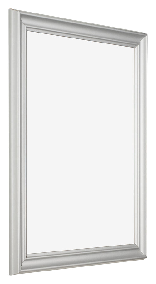 Cornice 50x60cm Argento Opaco MDF Lazio Davanti Obliquo | Yourdecoration.it