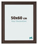 Cornice 50x60cm Quercia Scura MDF Lazio Davanti Dimensione | Yourdecoration.it