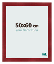 Cornice 50x60cm Vino Rosso Spazzato MDF Pisa Davanti Dimensione | Yourdecoration.it
