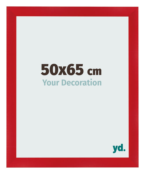 Cornice 50x65cm Rosso MDF Pisa Davanti Dimensione | Yourdecoration.it