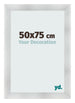 Cornice 50x75cm Alluminio Spazzolato MDF Pisa Davanti Dimensione | Yourdecoration.it