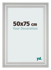 Cornice 50x75cm Argento Opaco MDF Lazio Davanti Dimensione | Yourdecoration.it