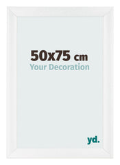 Cornice 50x75cm Bianco Vintage MDF Pisa Davanti Dimensione | Yourdecoration.it