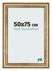 Cornice 50x75cm Oro Antico MDF Lazio Davanti Dimensione | Yourdecoration.it