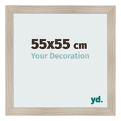 Cornice 55x55cm Rovere Rustico MDF Pisa Davanti Dimensione | Yourdecoration.it