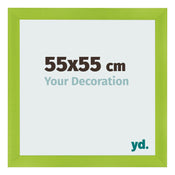 Cornice 55x55cm Verde MDF Pisa Davanti Dimensione | Yourdecoration.it