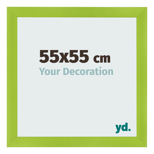 Cornice 55x55cm Verde MDF Pisa Davanti Dimensione | Yourdecoration.it