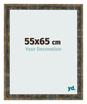 Cornice 55x65cm Blu Oro Fondente MDF Pisa Davanti Dimensione | Yourdecoration.it