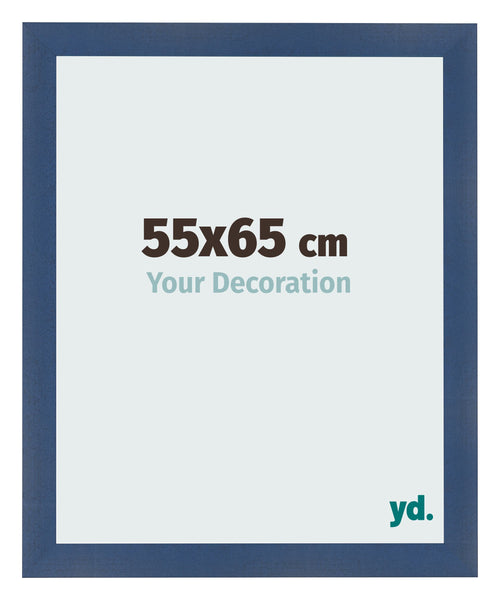 Cornice 55x65cm Blu Scuro Spazzato MDF Pisa Davanti Dimensione | Yourdecoration.it