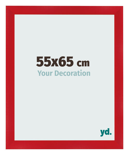 Cornice 55x65cm Rosso MDF Pisa Davanti Dimensione | Yourdecoration.it