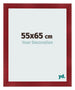 Cornice 55x65cm Vino Rosso Spazzato MDF Pisa Davanti Dimensione | Yourdecoration.it
